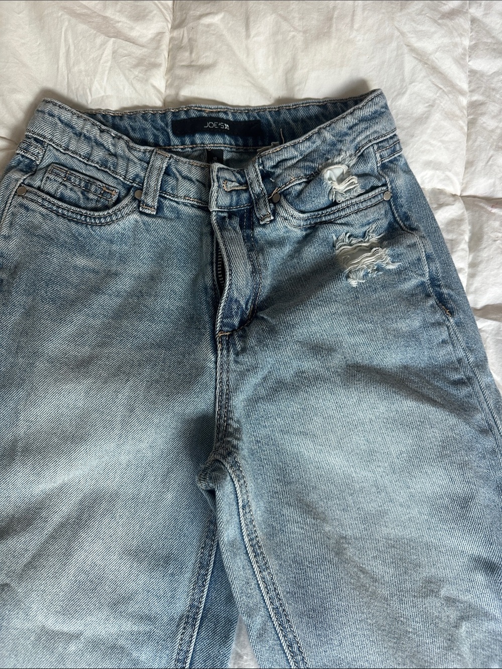 Joe's Jeans Light Blue Distressed High-Rise Women’s Jeans